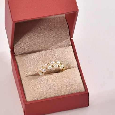 Golden Bloom Wrap Ring
